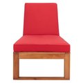 Safavieh Solano Sunlounger, Natural & Red PAT7024R